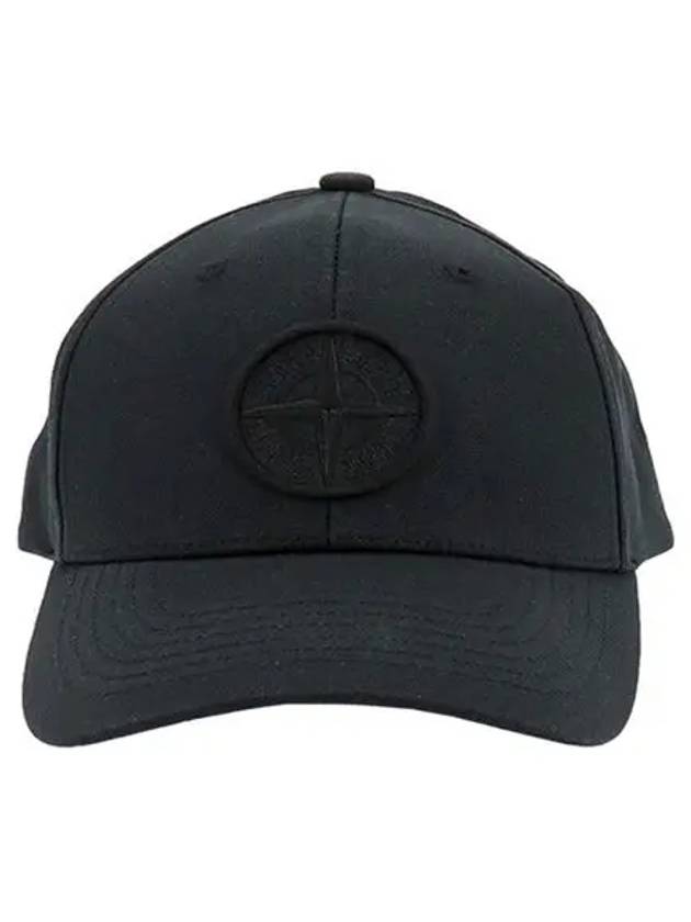 6 Panel Ball Cap Black - STONE ISLAND - BALAAN 2