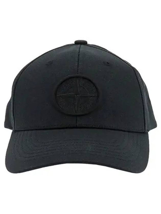 6 Panel Ball Cap Black - STONE ISLAND - BALAAN 2