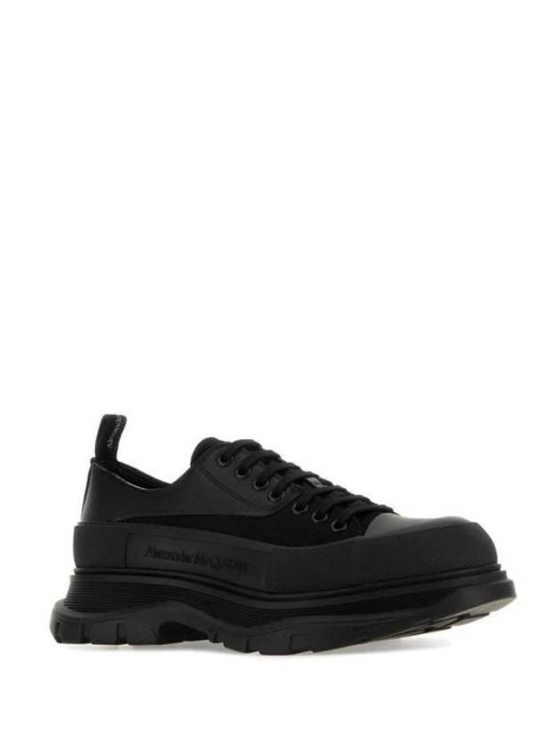 Tread Slick Low Top Sneakers Black - ALEXANDER MCQUEEN - BALAAN 3