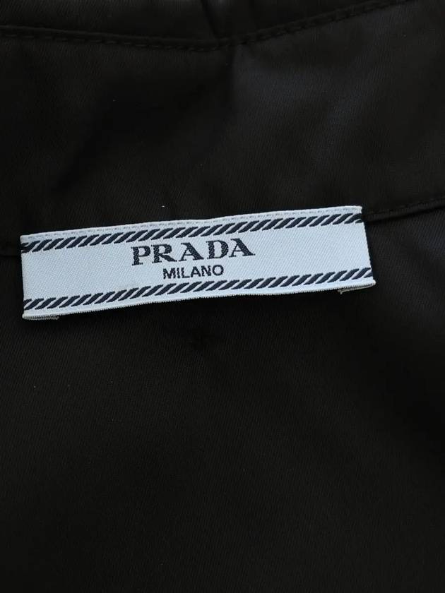 Re Nylon Gabardine Shirt Black 36 24X713 1WQ8 F0002 - PRADA - BALAAN 5