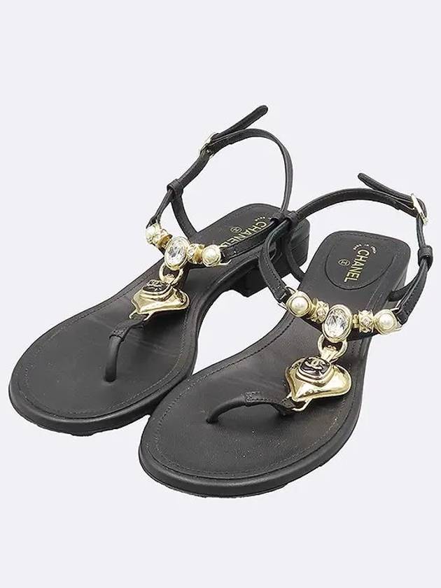 Smith Market Used Luxury Goods G39674 Sandals Women s Shoes - CHANEL - BALAAN 4