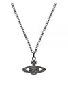 Mini Bas Relief ORB Pendant Necklace Ruthenium - VIVIENNE WESTWOOD - BALAAN 2