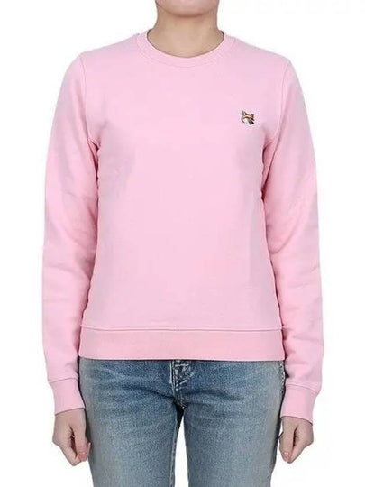 Fox Head Patch Regular Sweatshirt Pink - MAISON KITSUNE - BALAAN 2