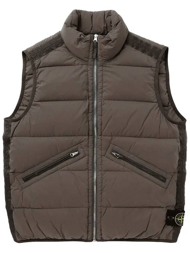 Seamless Tunnel Nylon Down Vest Green - STONE ISLAND - BALAAN 2