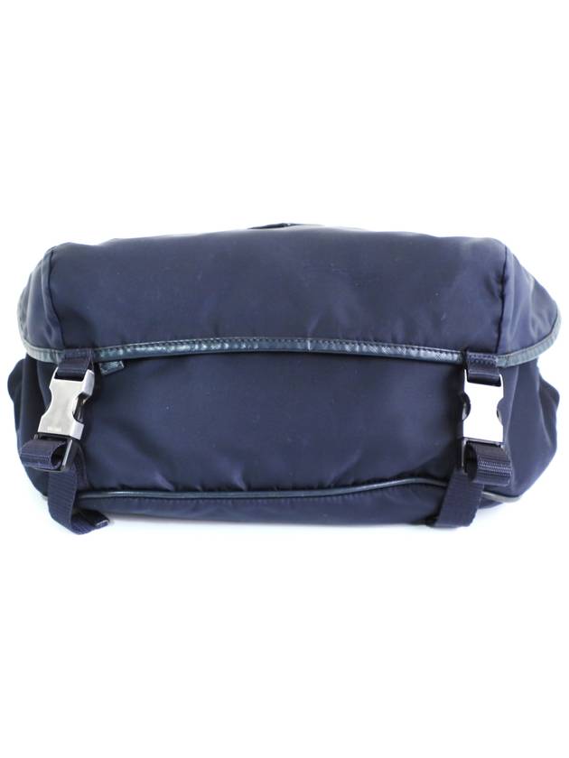 M Re nylon biker bag cross medium navy - PRADA - BALAAN 6