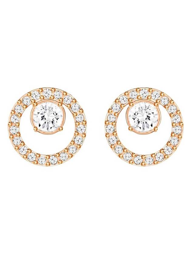 Creativity Stud Earrings Rose Gold - SWAROVSKI - BALAAN 1