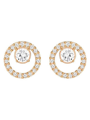 Creativity Stud Earrings Rose Gold - SWAROVSKI - BALAAN 1