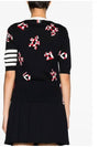 Women's 4 Bar Intarsia Knit Top Navy - THOM BROWNE - BALAAN 6