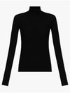 Woolen Turtleneck Black - BOTTEGA VENETA - BALAAN 2