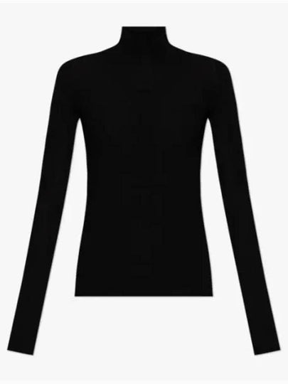 Woolen Turtleneck Black - BOTTEGA VENETA - BALAAN 2