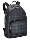 Rocco Check Print Backpack Navy - BURBERRY - BALAAN 2