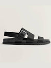 425 size CORENTIN buckle sandals black 202970ZH logoless design - HERMES - BALAAN 10