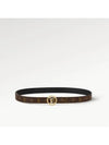 LV Circle 20MM Reversible Leather Belt Black Brown - LOUIS VUITTON - BALAAN 1