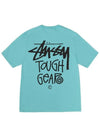 Tough Gear Short Sleeve T-Shirt Ocean - STUSSY - BALAAN 1