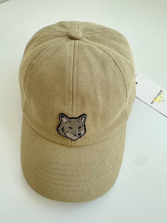 Ball Cap MM06104WW0096 Beige ONE SIZE - MAISON KITSUNE - BALAAN 2