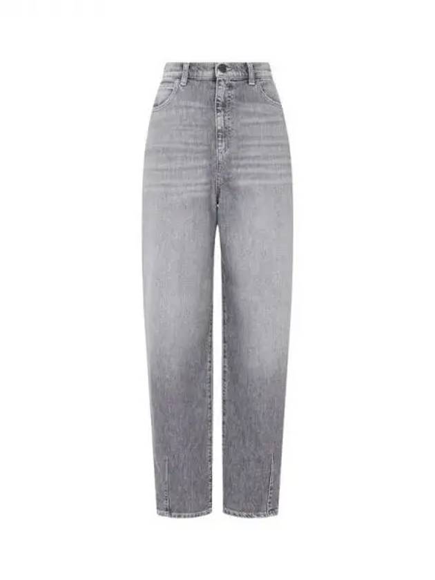 Women s Washed Tapered Denim Pants Gray 271289 - EMPORIO ARMANI - BALAAN 1