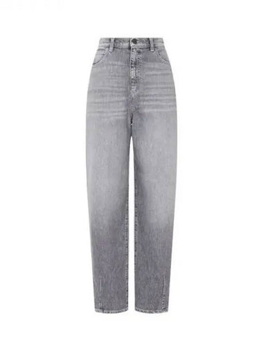 Women s Washed Tapered Denim Pants Gray 271289 - EMPORIO ARMANI - BALAAN 1