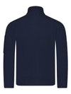 Lambswool GRS Zipped Cardigan Navy - CP COMPANY - BALAAN 3