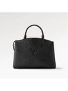 Petit Palais Monogram Empreinte Tote Bag Black - LOUIS VUITTON - BALAAN 6