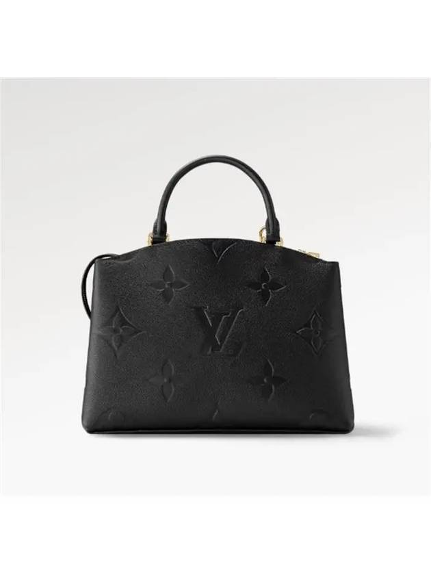 Petit Palais Monogram Empreinte Tote Bag Black - LOUIS VUITTON - BALAAN 6