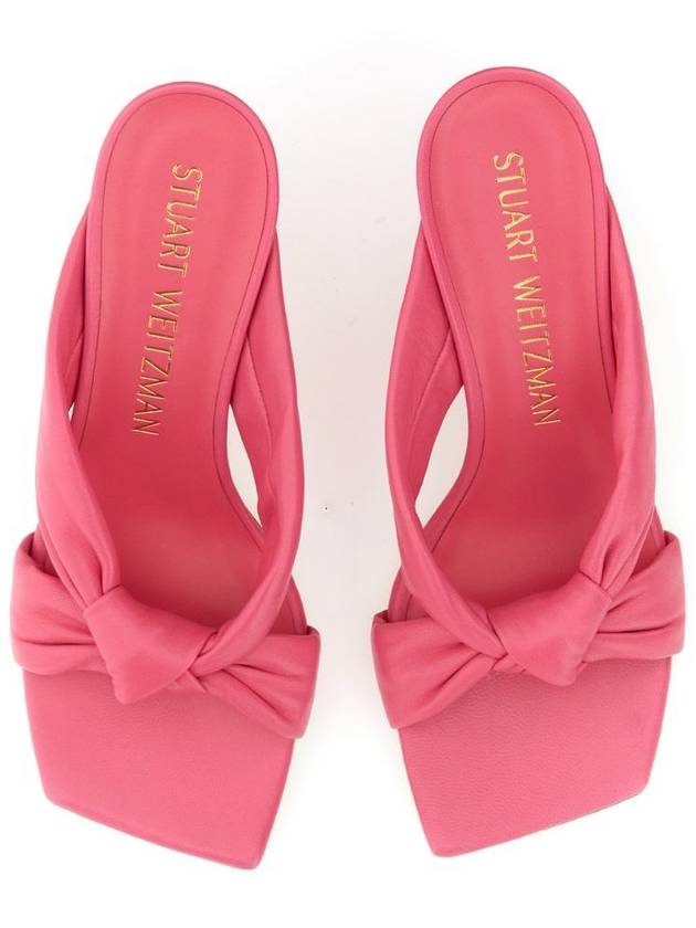 Stuart Weitzman Sandal With Bow - STUART WEITZMAN - BALAAN 4