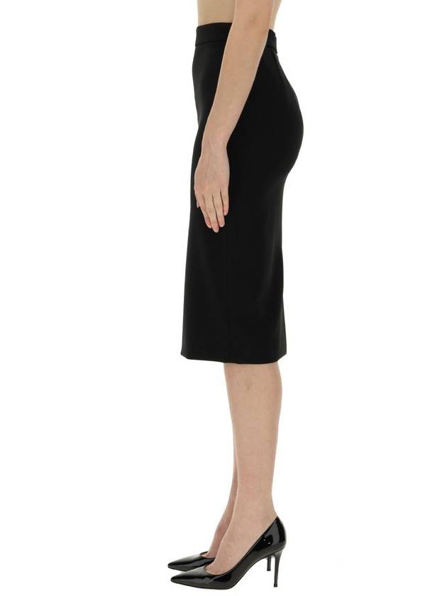 Lubiana Pencil Skirt Black - MAX MARA - BALAAN 4