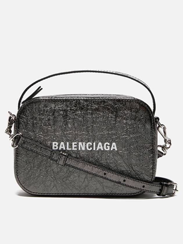 Everyday XS Leather Camera Cross Bag Black - BALENCIAGA - BALAAN 2