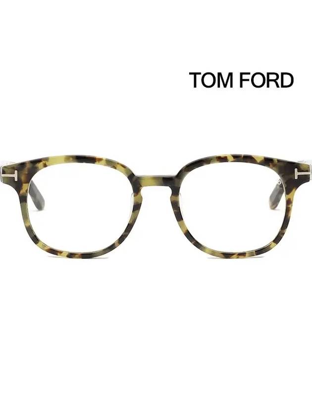 Eyewear Round Acetate Eyeglasses Havana - TOM FORD - BALAAN 4