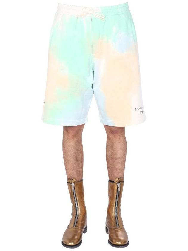 Men's Tie Dye Bermuda Shorts Multi - MSGM - BALAAN 2