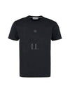 Embroidered Logo Short Sleeve T-Shirt Black - STONE ISLAND - BALAAN 2