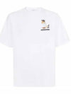 Small Dressed Fox Easy Cotton Short Sleeve T-Shirt White - MAISON KITSUNE - BALAAN 2