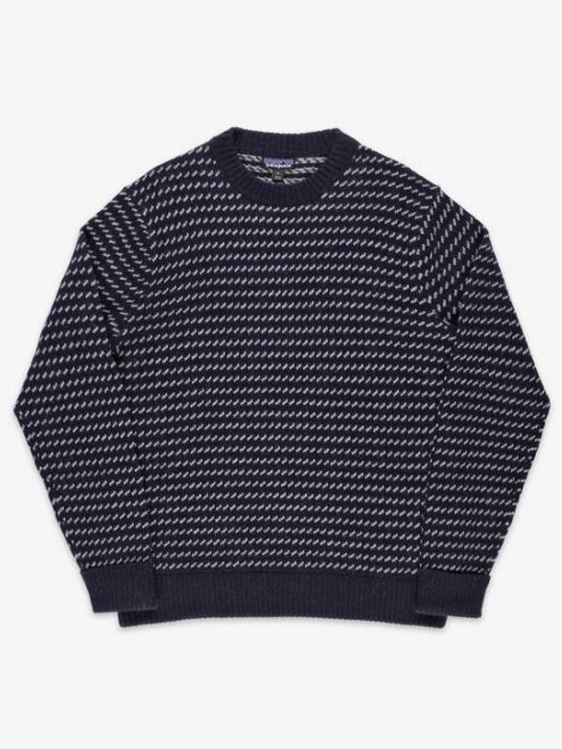 Recycled Wool Blend Knit Top Classic Navy - PATAGONIA - BALAAN 2