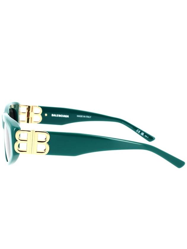 Eyewear Oval Acetate Sunglasses Green Gray - BALENCIAGA - BALAAN 4