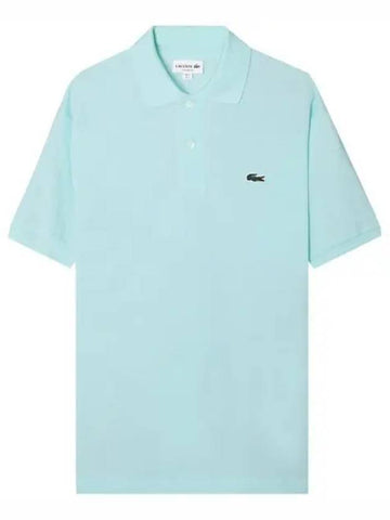 Men's Logo Classic Fit Short Sleeve PK Shirt Mint - LACOSTE - BALAAN.