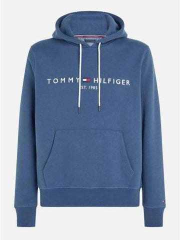 Hooded Sweatshirt MW11599 DBZ Blue - TOMMY HILFIGER - BALAAN 1