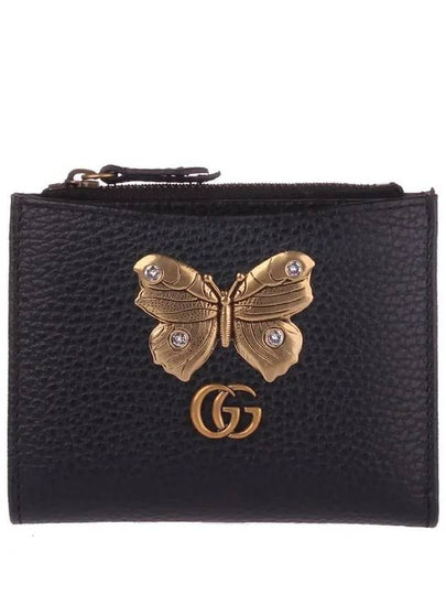 Butterfly Card Wallet Black - GUCCI - BALAAN 2