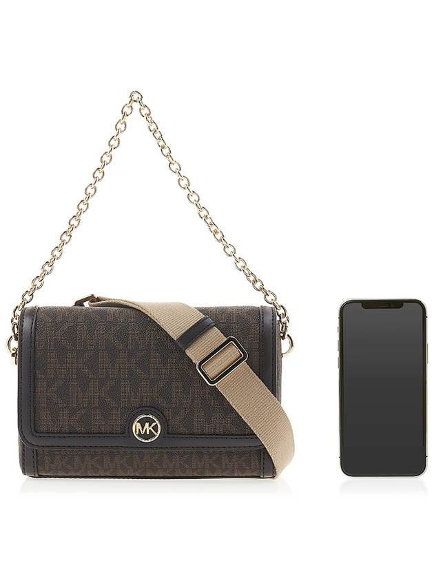 Freya Chain Small Shoulder Bag Brown - MICHAEL KORS - BALAAN 7