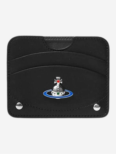 ORB Logo Card Wallet Black - VIVIENNE WESTWOOD - BALAAN 2