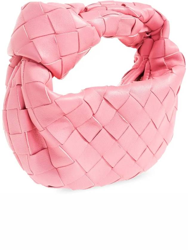 Candy Jodie Intrecciato Tote Bag Pink - BOTTEGA VENETA - BALAAN 5