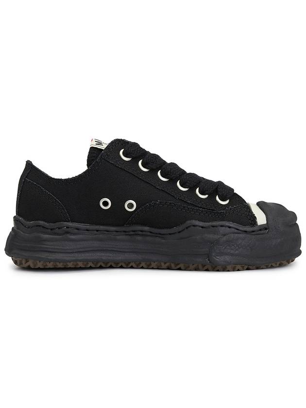 Maison Hank OG Sole Canvas Low Top Sneakers Black - MIHARA YASUHIRO - BALAAN 5