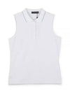 Collar Pleated Sleeveless White - G/FORE - BALAAN 2