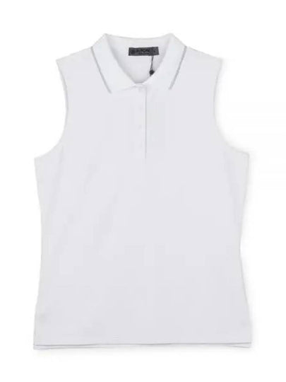 Collar Pleated Sleeveless White - G/FORE - BALAAN 2