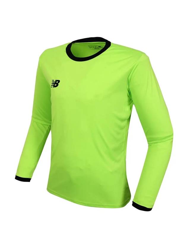 Ringer LS Jersey Sport Long Sleeve T-Shirt Green - NEW BALANCE - BALAAN 1