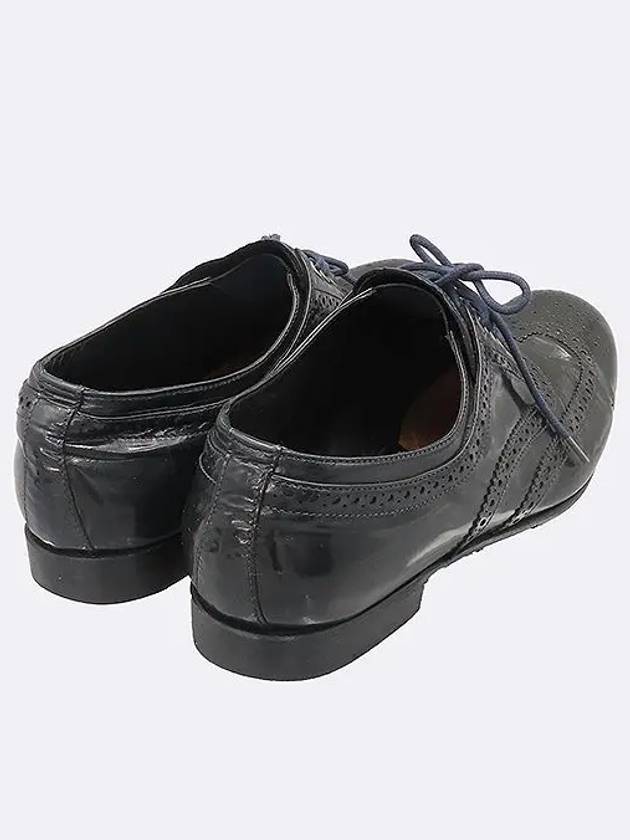 Black Color Women s Wingtip Shoes 240MM - PRADA - BALAAN 4