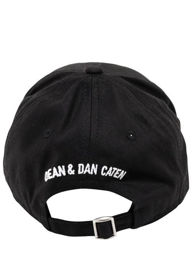 Icon Logo Ball Cap Black - DSQUARED2 - BALAAN 4