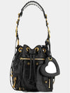 Le Cagole XS Leather Bucket Bag Black - BALENCIAGA - BALAAN 11