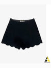 Viscose Velvet Shorts Black - SAINT LAURENT - BALAAN 2