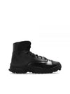 GSG9 Leather High Top Sneakers Black - Y-3 - BALAAN 2