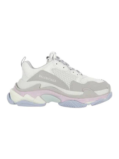 Triple S low-top sneakers white gray - BALENCIAGA - BALAAN 1