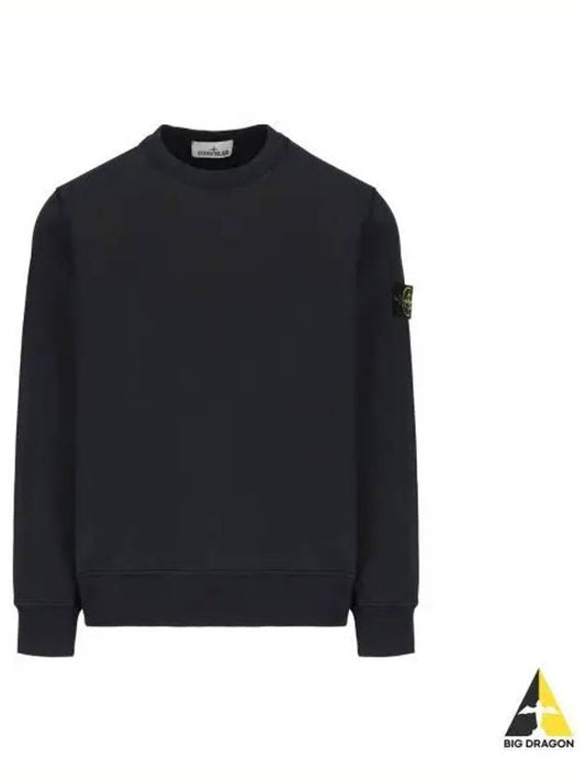 Wappen Patch Garment Dyed Sweatshirt Navy - STONE ISLAND - BALAAN 2